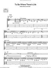 Cover icon of To Be Where There's Life sheet music for guitar (tablature) by Oasis and Gem Archer, intermediate skill level