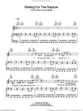 Cover icon of Waiting For The Rapture sheet music for voice, piano or guitar by Oasis and Noel Gallagher, intermediate skill level