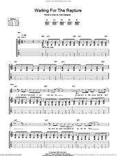 Cover icon of Waiting For The Rapture sheet music for guitar (tablature) by Oasis and Noel Gallagher, intermediate skill level