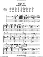 Cover icon of Bag It Up sheet music for guitar (tablature) by Oasis and Noel Gallagher, intermediate skill level