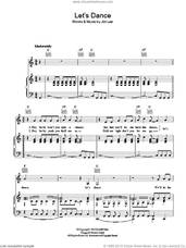 Cover icon of Let's Dance sheet music for voice, piano or guitar by Chris Montes and Jim Lee, intermediate skill level