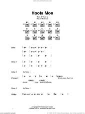 Cover icon of Hoots Mon sheet music for guitar (chords) by Lord Rockingham's XI and McLeod Robertson, intermediate skill level