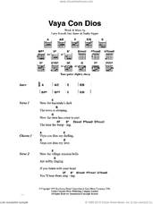 Cover icon of Vaya Con Dios sheet music for guitar (chords) by Hank Snow, Buddy Pepper, Inez James and Larry Russell, intermediate skill level