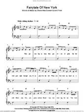 Cover icon of Fairytale Of New York, (easy) sheet music for piano solo by The Pogues, Jem Finer and Shane MacGowan, easy skill level