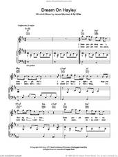 Cover icon of Dream On Hayley sheet music for voice, piano or guitar by James Morrison and Eg White, intermediate skill level