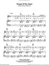 Cover icon of Shape Of My Heart sheet music for voice, piano or guitar by Noah And The Whale and Charlie Fink, intermediate skill level