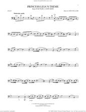 Cover icon of Princess Leia's Theme (from Star Wars: A New Hope) sheet music for cello solo by John Williams, intermediate skill level