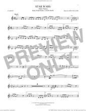 Cover icon of Star Wars (Main Theme) sheet music for clarinet solo by John Williams, intermediate skill level