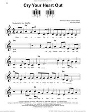 Cover icon of Cry Your Heart Out, (beginner) sheet music for piano solo by Adele, Adele Adkins and Greg Kurstin, beginner skill level