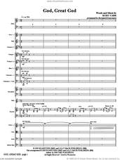 Cover icon of God, Great God (COMPLETE) sheet music for orchestra/band (Orchestra) by Kurt Carr and Richard Kingsmore, intermediate skill level