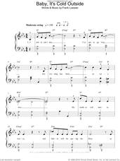 Cover icon of Baby, It's Cold Outside sheet music for piano solo by Tom Jones and Frank Loesser, easy skill level