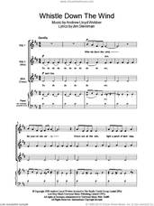 Cover icon of Whistle Down The Wind sheet music for choir (SSA: soprano, alto) by Jim Steinman and Andrew Lloyd Webber, intermediate skill level