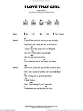 Cover icon of I Love That Girl sheet music for guitar (chords) by The Kooks, Luke Pritchard, Max Rafferty, Paul Garred and Peter Denton, intermediate skill level
