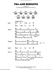 Cover icon of Tea And Biscuits sheet music for guitar (chords) by The Kooks, Hugh Harris, Luke Pritchard, Max Rafferty, Paul Garred and Peter Denton, intermediate skill level