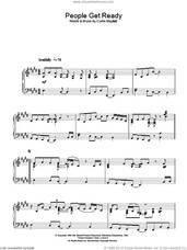 Cover icon of People Get Ready sheet music for piano solo by Eva Cassidy and Curtis Mayfield, intermediate skill level