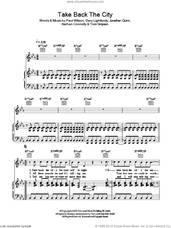 Cover icon of Take Back The City sheet music for voice, piano or guitar by Snow Patrol, Gary Lightbody, Jonathan Quinn, Nathan Connolly, Paul Wilson and Tom Simpson, intermediate skill level