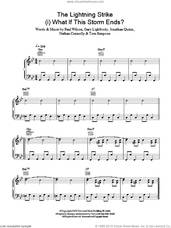 Cover icon of The Lightning Strike (i. What If The Storm Ends) sheet music for voice, piano or guitar by Snow Patrol, Gary Lightbody, Jonathan Quinn, Nathan Connolly, Paul Wilson and Tom Simpson, intermediate skill level