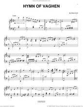 Cover icon of Hymn Of Vaghen (from Syberia: The World Before) sheet music for piano solo by Inon Zur, intermediate skill level