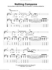 Cover icon of Nothing Compares sheet music for guitar (tablature, play-along) by Third Day, Brad Avery, David Carr, Mac Powell, Mark Lee and Tai Anderson, intermediate skill level