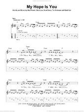 Cover icon of My Hope Is You sheet music for guitar (tablature, play-along) by Third Day, Brad Avery, David Carr, Mac Powell, Mark Lee and Tai Anderson, intermediate skill level