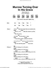 Cover icon of Murrow Turning Over In His Grave sheet music for guitar (chords) by Fleetwood Mac and Lindsey Buckingham, intermediate skill level