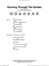 Cover icon of Running Through The Garden sheet music for guitar (chords) by Fleetwood Mac, Gary Nicholson, Ray Kennedy and Stevie Nicks, intermediate skill level