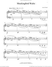Cover icon of Mockingbird Waltz sheet music for piano solo (elementary) by Jeremy Siskind, beginner piano (elementary)