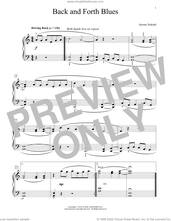 Cover icon of Back And Forth Blue sheet music for piano solo (elementary) by Jeremy Siskind, beginner piano (elementary)