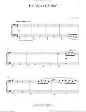 Cover icon of Half-Note Chillin' sheet music for piano solo (elementary) by Jeremy Siskind, beginner piano (elementary)