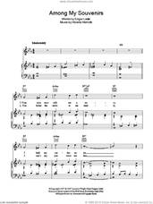 Cover icon of Among My Souvenirs sheet music for voice, piano or guitar by Frank Sinatra, Horatio Nicholls and Edgar Leslie, intermediate skill level