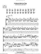 Cover icon of Independence Day sheet music for guitar (tablature) by Elliott Smith, intermediate skill level