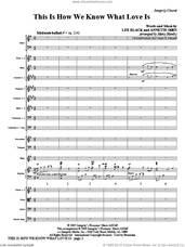 Cover icon of This Is How We Know What Love Is (COMPLETE) sheet music for orchestra/band (Orchestra) by Marty Hamby, Annette Oden and Lee Black, intermediate skill level