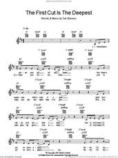 Cover icon of The First Cut Is The Deepest sheet music for voice and other instruments (fake book) by Sheryl Crow and Cat Stevens, intermediate skill level