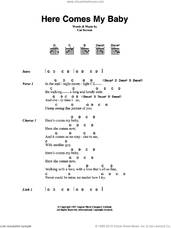 Cover icon of Here Comes My Baby sheet music for guitar (chords) by Cat Stevens, intermediate skill level
