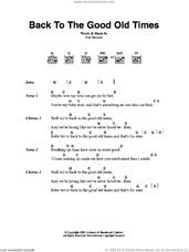 Cover icon of Back To The Good Old Times sheet music for guitar (chords) by Cat Stevens, intermediate skill level
