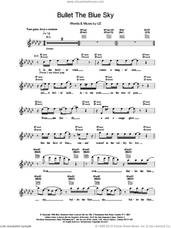 Cover icon of Bullet The Blue Sky sheet music for voice and other instruments (fake book) by U2, intermediate skill level