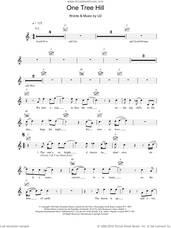 Cover icon of One Tree Hill sheet music for voice and other instruments (fake book) by U2, intermediate skill level