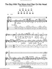 Cover icon of The Boy With The Moon And Star On His Head sheet music for guitar (tablature) by Cat Stevens, intermediate skill level