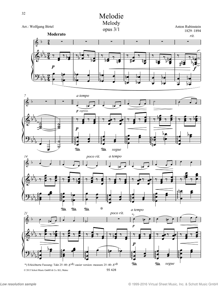 ☆ Rubinstein-Etude No.1 Sheet Music pdf, - Free Score Download ☆