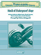 Cover icon of Musik of Shakespeare's Daye sheet music for string orchestra (full score) by Antony Holborne, Thomas Ravenscroft and John Dowland, classical score, easy skill level