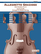 Cover icon of Allegretto Grazioso sheet music for string orchestra (full score) by Antonin Dvorak, Antonin Dvorak and Robert Sieving, classical score, intermediate skill level