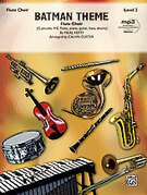 Cover icon of Batman Theme (COMPLETE) sheet music for flute by Neal Hefti and Calvin Custer, intermediate skill level