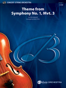 Cover icon of Theme from Symphony No. 1, Movement 3 (COMPLETE) sheet music for string orchestra by Gustav Mahler and Brad Pfeil, classical score, easy/intermediate skill level
