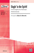 Cover icon of Singin' in the Spirit sheet music for choir (SATB: soprano, alto, tenor, bass) by Anonymous, intermediate skill level