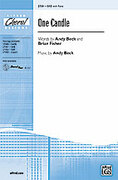 Cover icon of One Candle sheet music for choir (SAB: soprano, alto, bass) by Andy Beck and Brian Fisher, intermediate skill level