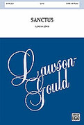 Cover icon of Sanctus sheet music for choir (SATB: soprano, alto, tenor, bass) by Brian Lewis, intermediate skill level
