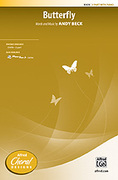 Cover icon of Butterfly sheet music for choir (2-Part) by Andy Beck, intermediate skill level