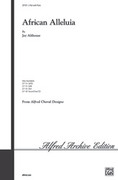 Cover icon of African Alleluia sheet music for choir (2-Part) by Jay Althouse, intermediate skill level