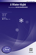 Cover icon of A Winter Night sheet music for choir (SSA: soprano, alto) by David Waggoner, intermediate skill level