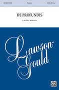 Cover icon of De Profundis sheet music for choir (SATB: soprano, alto, tenor, bass) by Russell Robinson, intermediate skill level